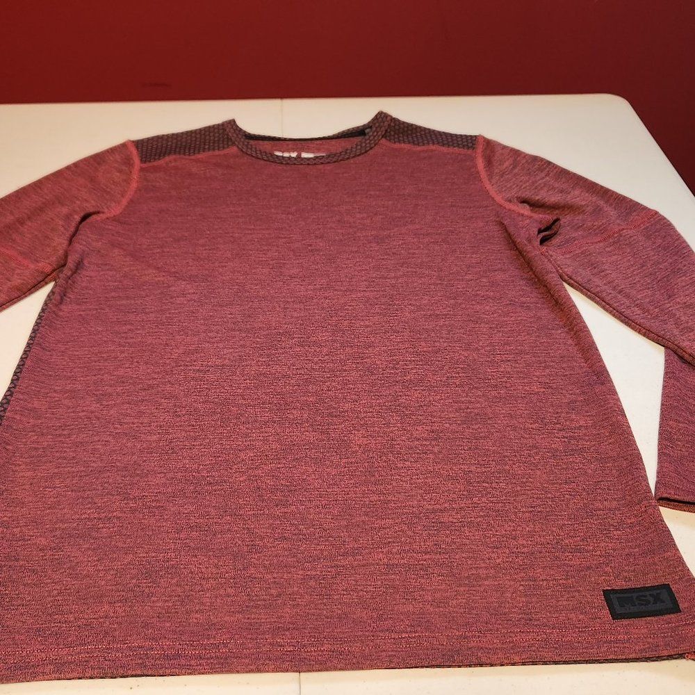 MSX By Michael Strahan Men's Pull on T shirt Red size XL 18/20